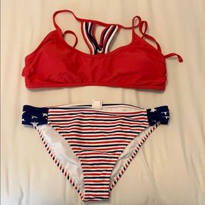 Red, White and Blue Juniors Bikini